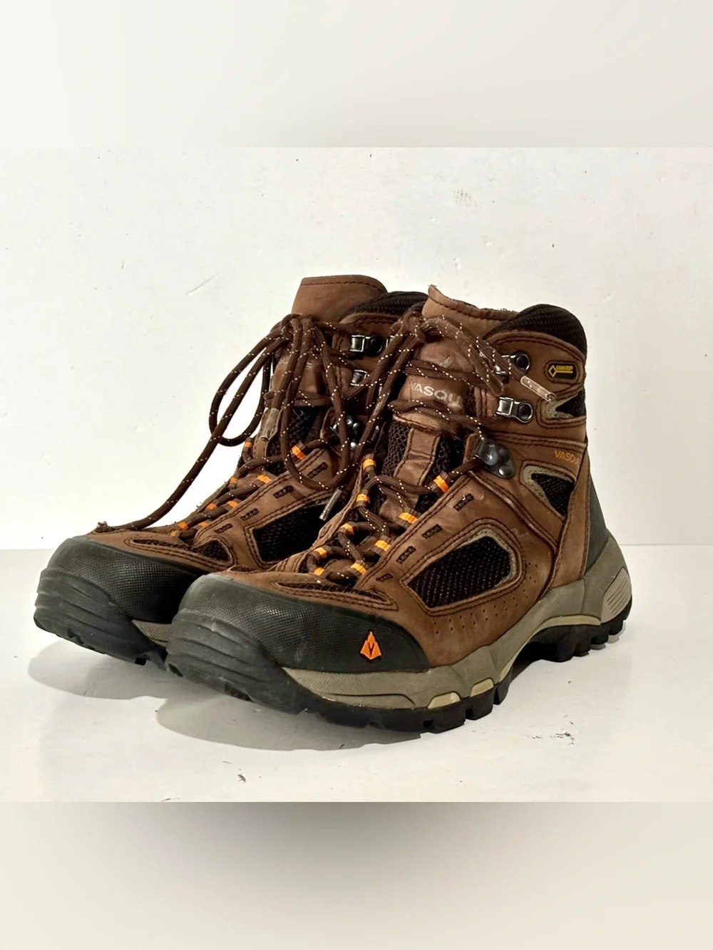 Vasque Breeze 2.0 Men's US 8.5 W Brown Leather Mid GTX Outdoor Hiking Boots 7482